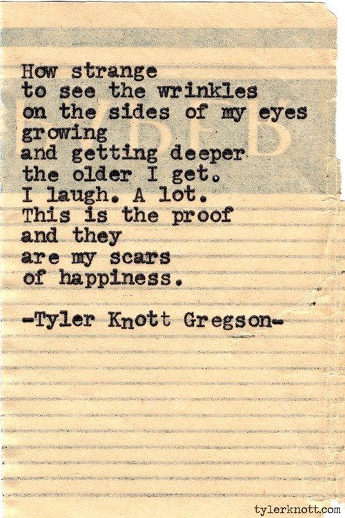 Tyler Knott Gregson - Wrinkles